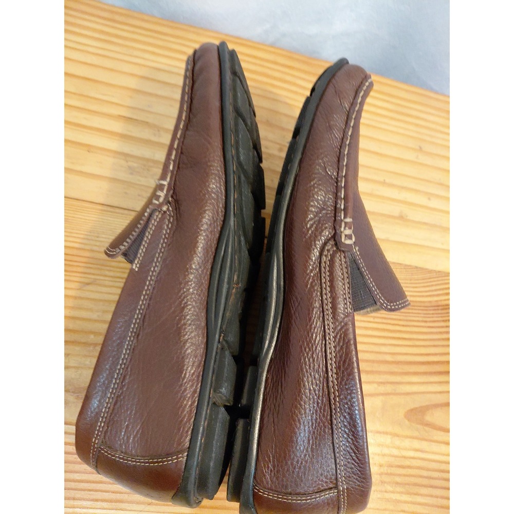 Mens Brown Pebble Leather Conner Loafers By G. H. BASS. Sz 11-M. - Picture 7 of 8